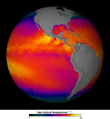EO: Temperature della superficie del mare 