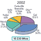 Grafico energia prodotta 2002