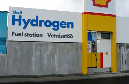 Distributore di idrogeno in Islanda
