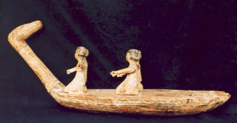 imbarcazione primitiva egizia