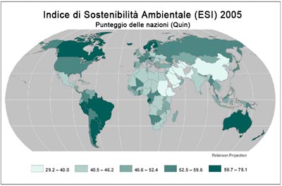 Indice di Sostenibilità Ambientale 2005