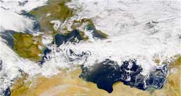 EO: Mediterraneo in inverno 