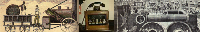 prima ferrovia passeggeri, apparecchio telegrafico-telefonico, Esposizione Internazionale Londra 1862