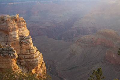 strati geologici nel Grand Canyon, Arizona